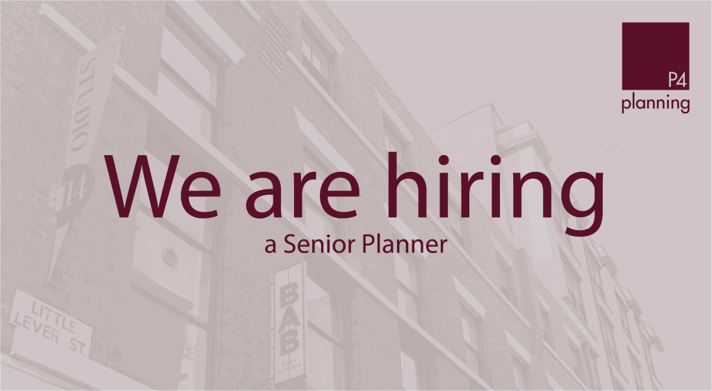 Join us as a Senior Planner P4 Planning