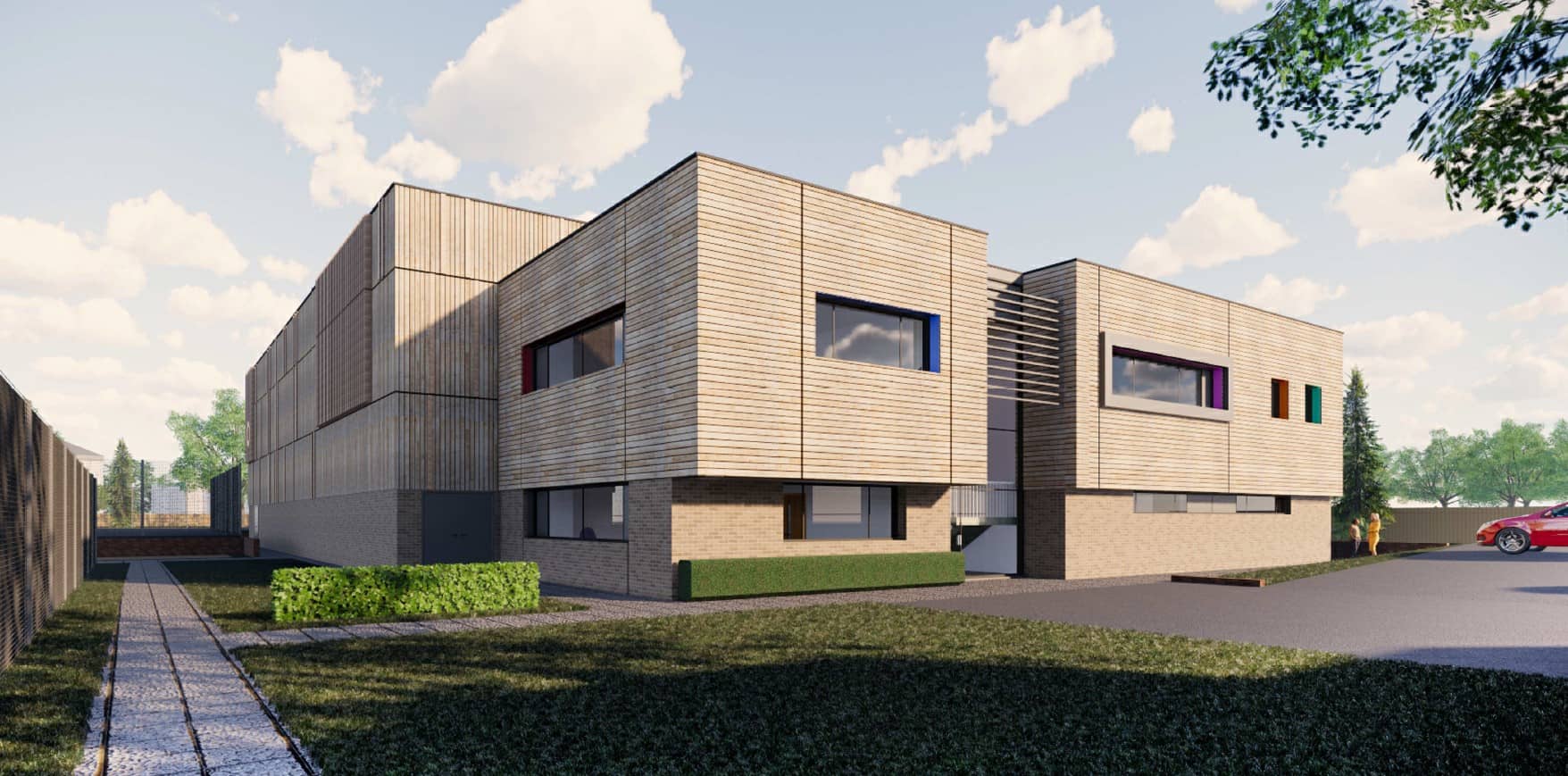 Altrincham Grammar School for Girls sports hall, Trafford P4 Planning